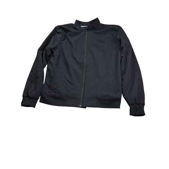 Fabletics Mens Ace Scrub Jacket Size S Black Full Zip 3 Pockets - Picture 3 of 7